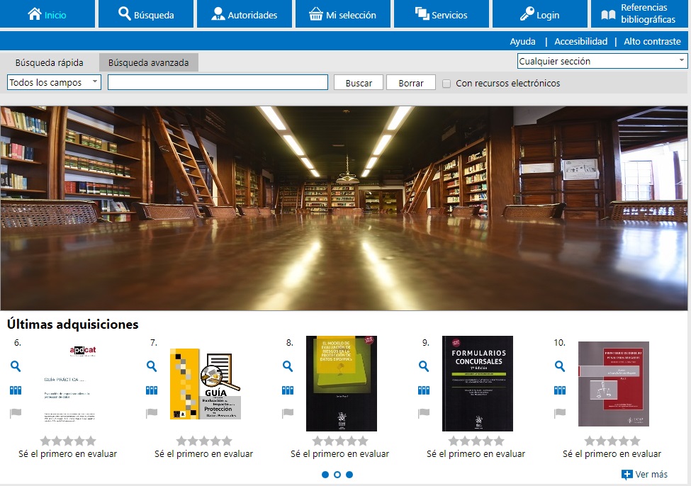 Catalogo online Icalpa Ilustre Colegio de Abogados de Las Palmas